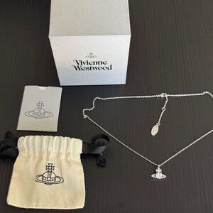 Vivienne Westwood Silver Orb Necklace with Chain